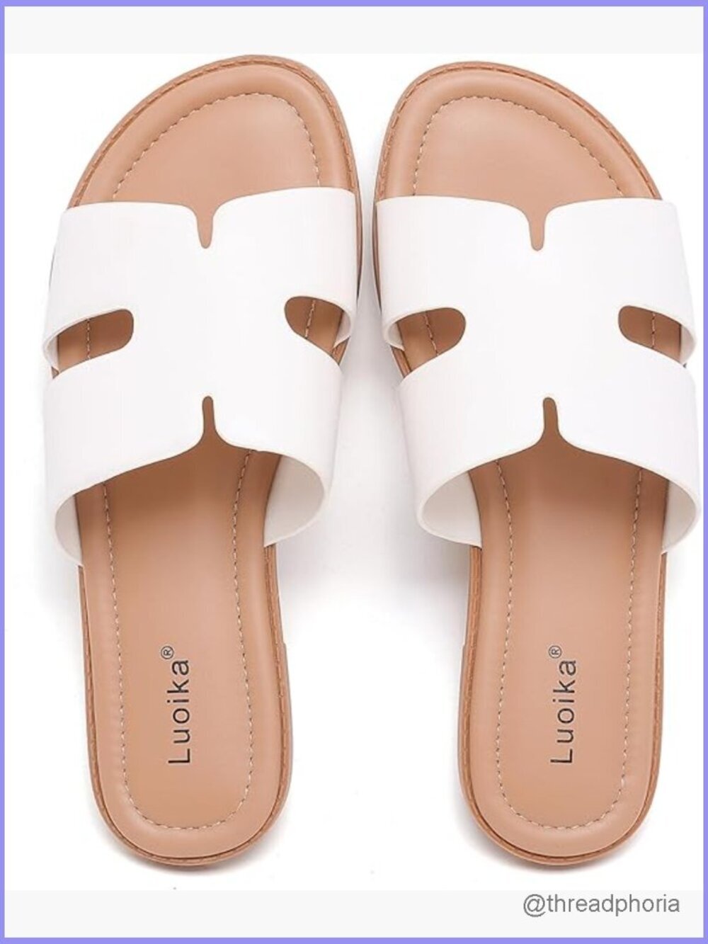 Wide Width Slide Sandals, Extra Wide, Cushioned Footbed, Casual Summer Beach